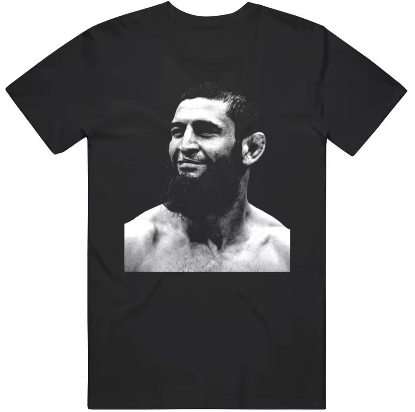 Khamzat Chimaev T Shirt UFC MMA Fighter Printed Cotton Short Sleeve Streetwear
